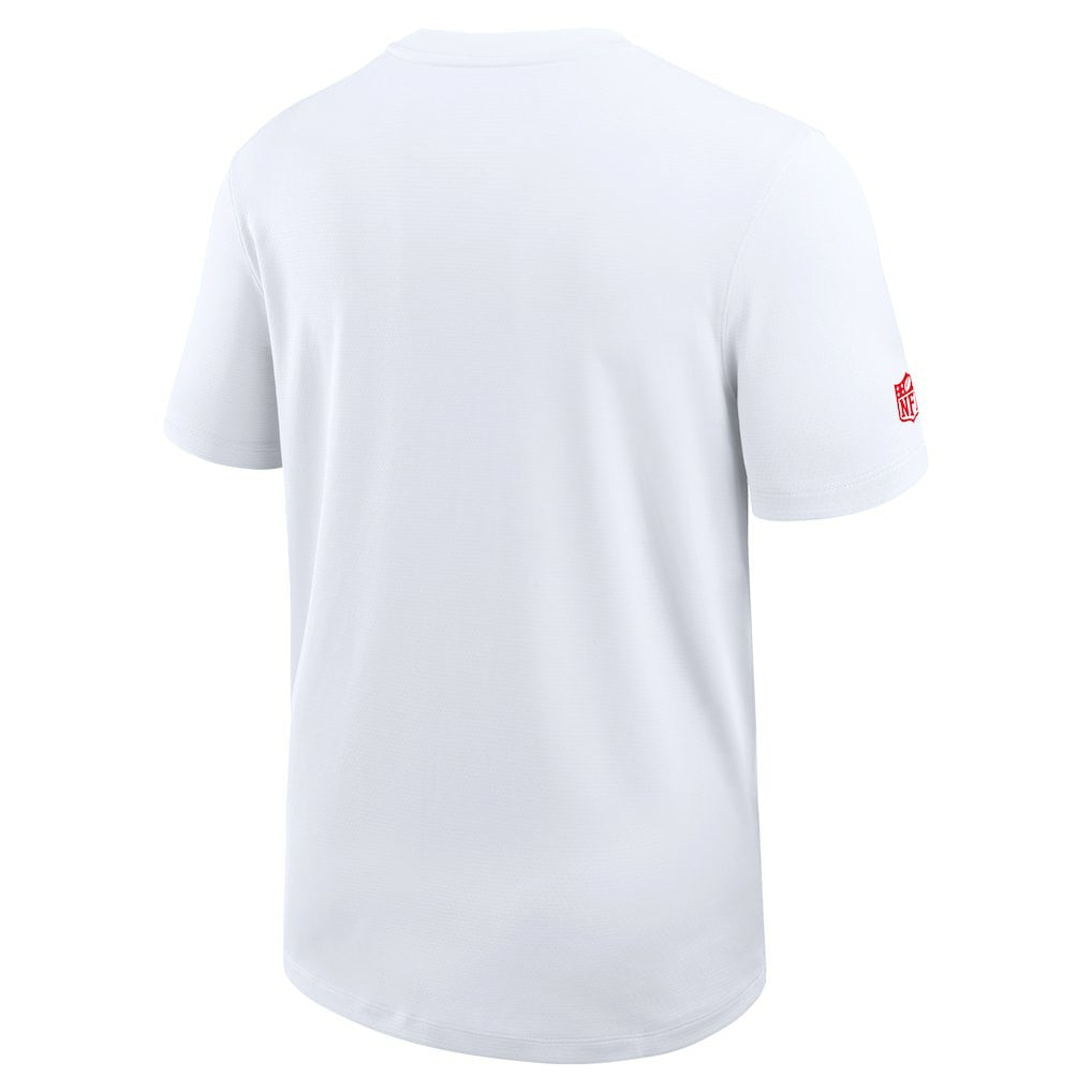 Kansas City Chiefs Sideline UV Dri-Fit Coach Shirt White