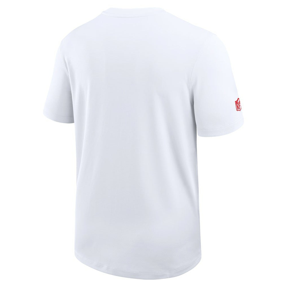 Kansas City Chiefs Sideline UV Dri-Fit Coach Shirt White