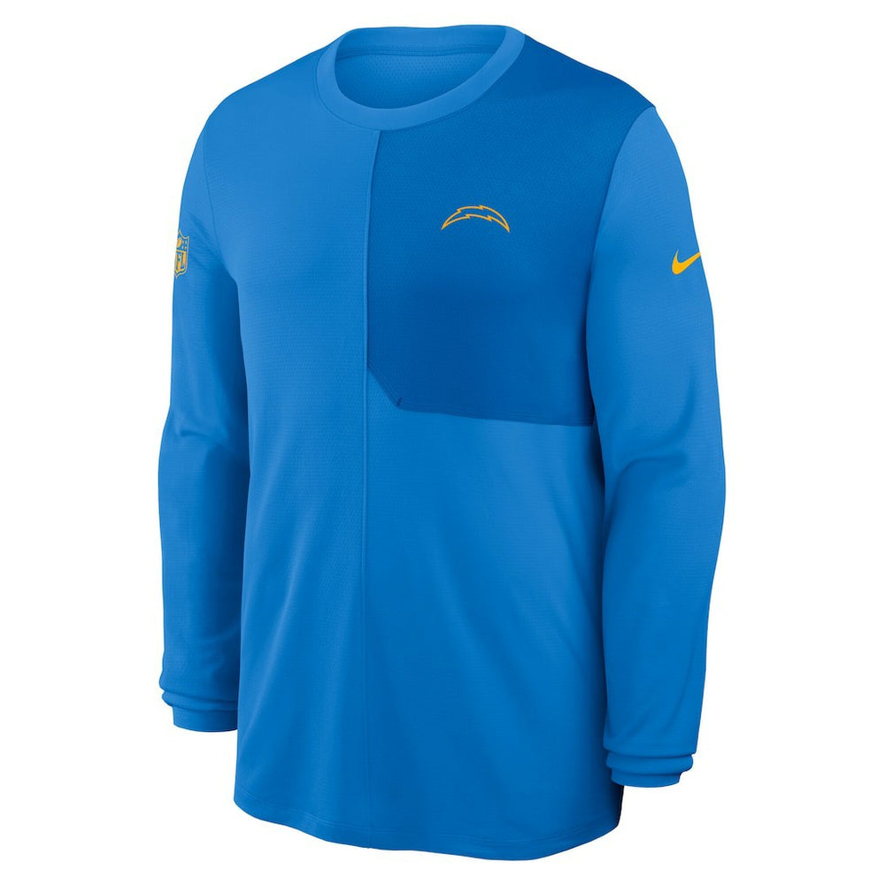 Los Angeles Chargers Sideline Coach UV Dri-FIT Long Sleeve Shirt Powder Blue