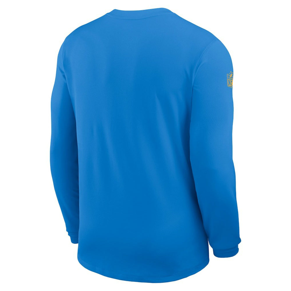 Los Angeles Chargers Sideline Coach UV Dri-FIT Long Sleeve Shirt Powder Blue