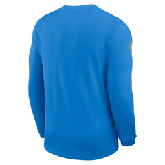 Los Angeles Chargers Sideline Coach UV Dri-FIT Long Sleeve Shirt Powder Blue
