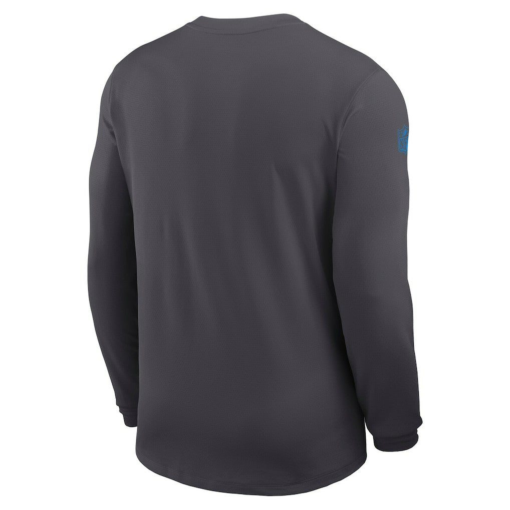 Los Angeles Chargers Sideline Coach UV Dri-FIT Long Sleeve Shirt Gray