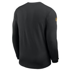 Minnesota Vikings Sideline Coach UV Dri-FIT Long Sleeve Shirt Black