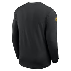 Pittsburgh Steelers Sideline Coach UV Dri-FIT Long Sleeve Shirt Black