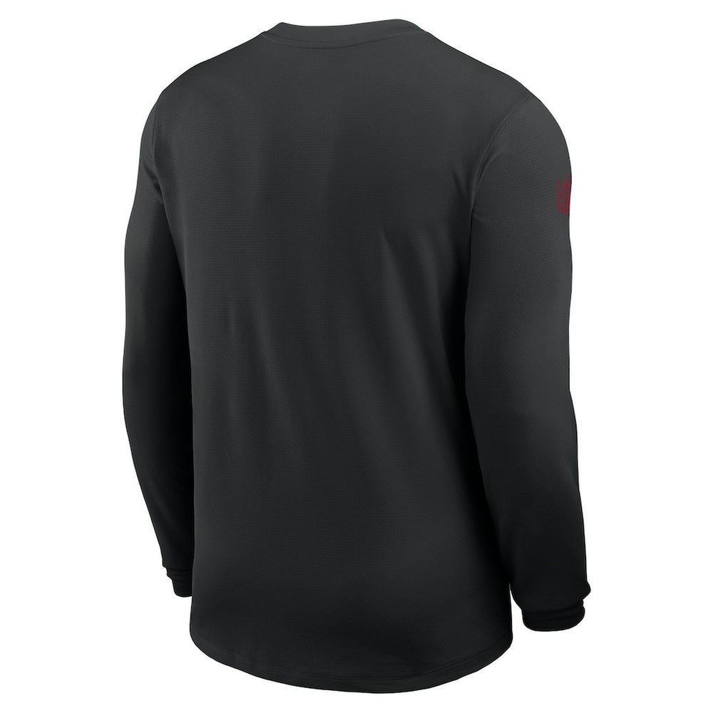 San Francisco 49ers Sideline Coach UV Dri-FIT Long Sleeve Shirt Black