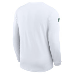 Green Bay Packers Sideline Coach UV Dri-FIT Long Sleeve Shirt White