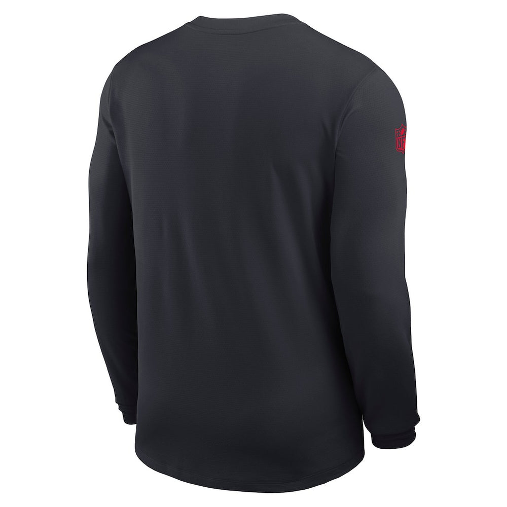 Houston Texans Sideline Coach UV Dri-FIT Long Sleeve Shirt Navy
