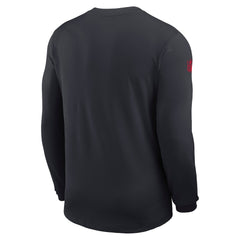 Houston Texans Sideline Coach UV Dri-FIT Long Sleeve Shirt Navy
