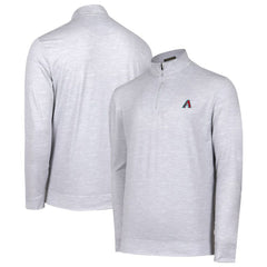 Arizona Diamondbacks Sublime Tri-Blend Quarter-Zip Jacket - Gray Jackets