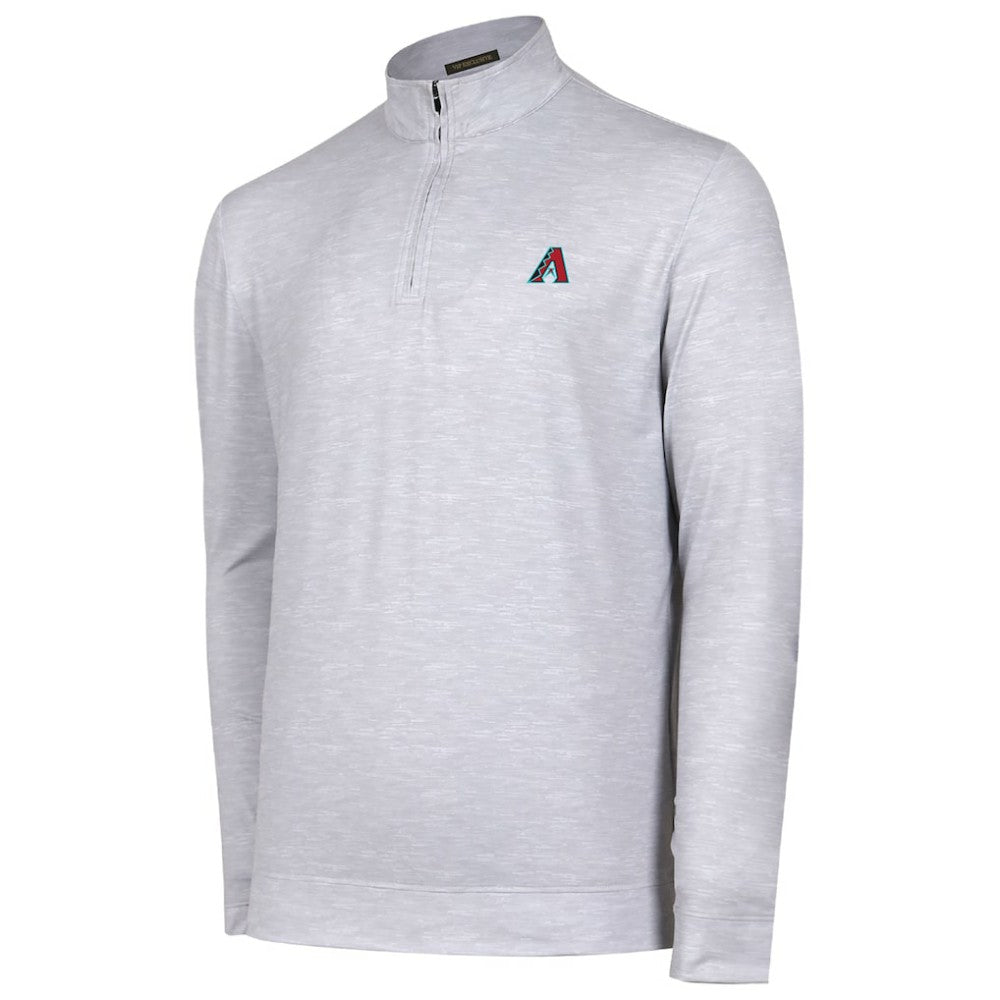 Arizona Diamondbacks Sublime Tri-Blend Quarter-Zip Jacket - Gray Jackets