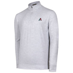 Arizona Diamondbacks Sublime Tri-Blend Quarter-Zip Jacket - Gray Jackets