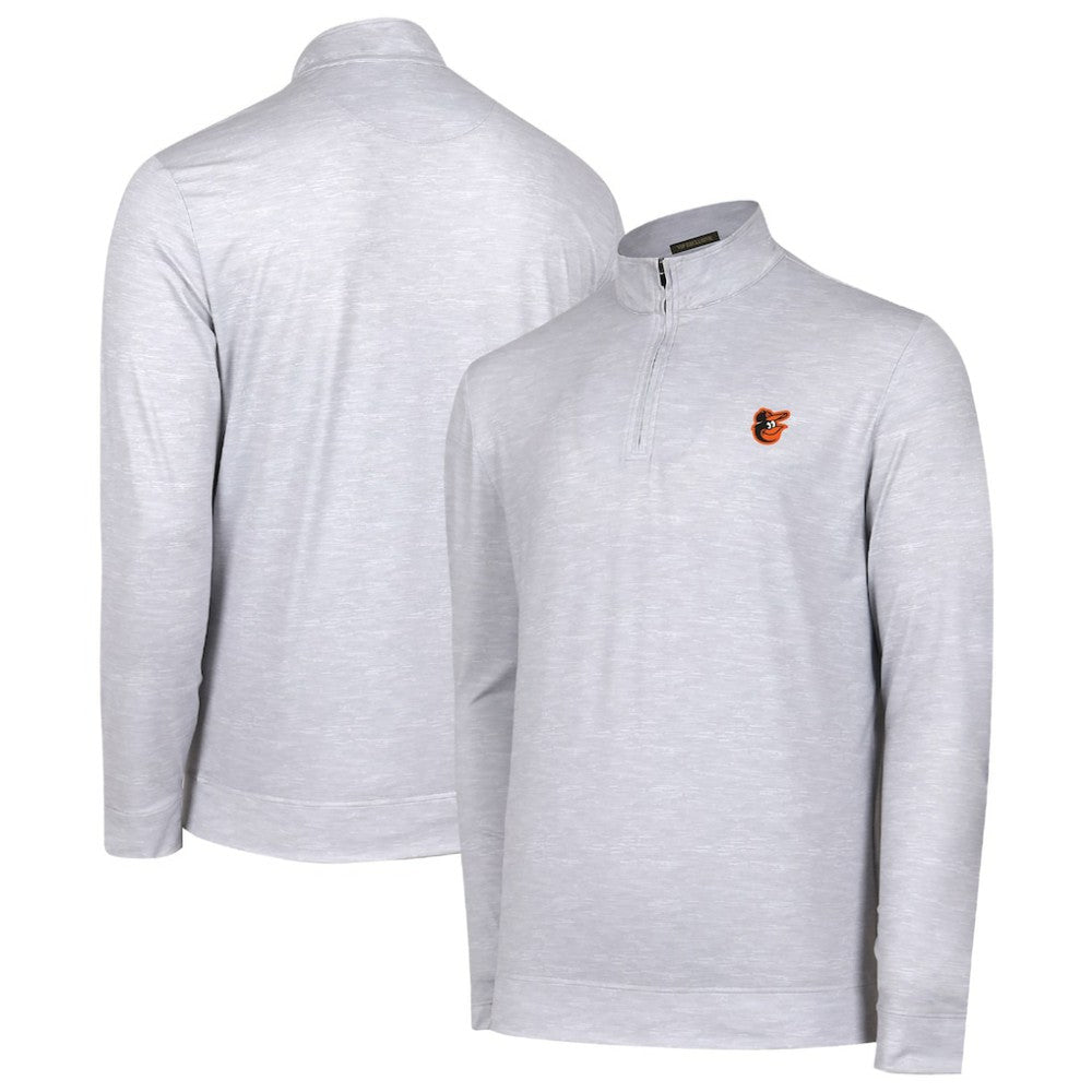 Baltimore Orioles Sublime Tri-Blend Quarter-Zip Jacket - Gray Jackets