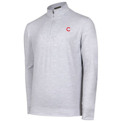 Chicago Cubs Sublime Tri-Blend Quarter-Zip Jacket - Gray Jackets