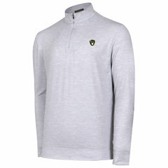 Milwaukee Brewers Sublime Tri-Blend Quarter-Zip Jacket - Gray Jackets