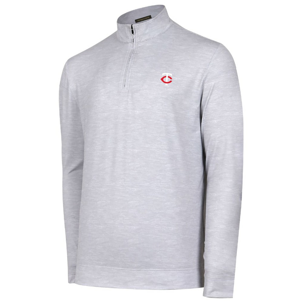 Minnesota Twins Sublime Tri-Blend Quarter-Zip Jacket - Gray Jackets