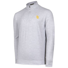 San Diego Padres Sublime Tri-Blend Quarter-Zip Jacket - Gray Jackets