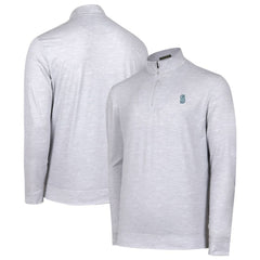 Seattle Mariners Sublime Tri-Blend Quarter-Zip Jacket - Gray Jackets