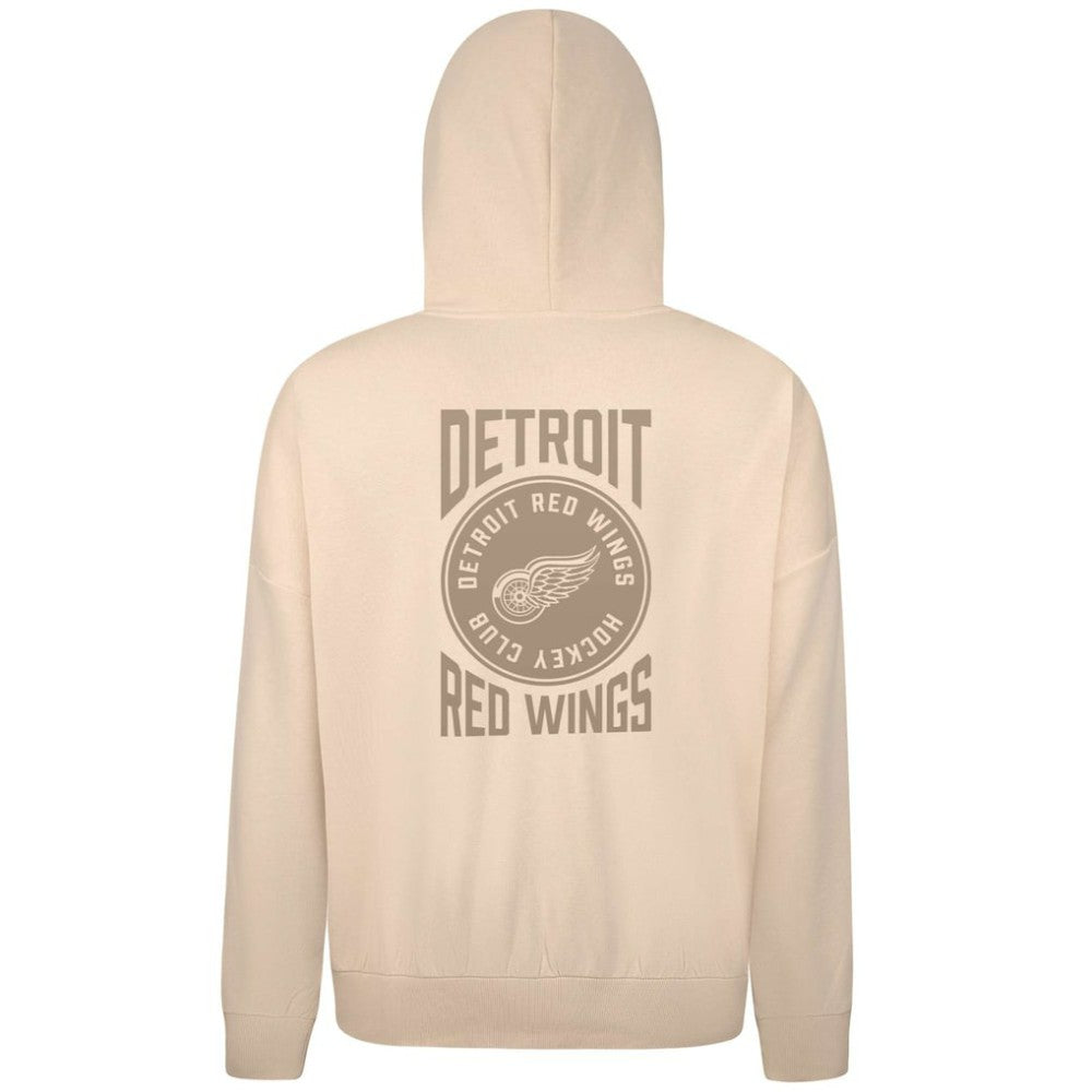NHL Detroit Red Wings Levelwear Contact Stamp Pullover Hoodie - Cream