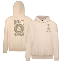 NHL Toronto Maple Leafs Levelwear Contact Stamp Pullover Hoodie - Cream