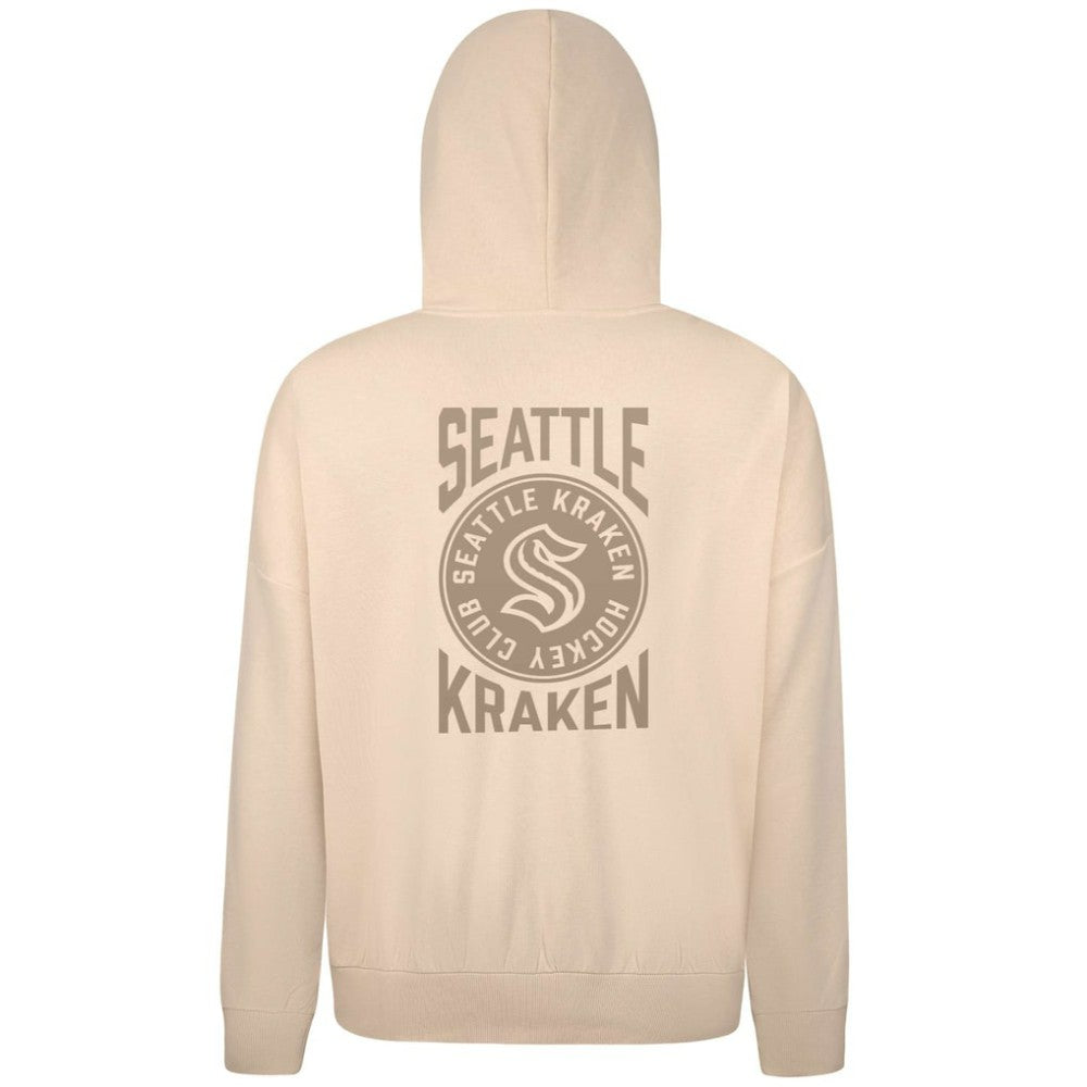 NHL Seattle Kraken Levelwear Contact Stamp Pullover Hoodie - Cream
