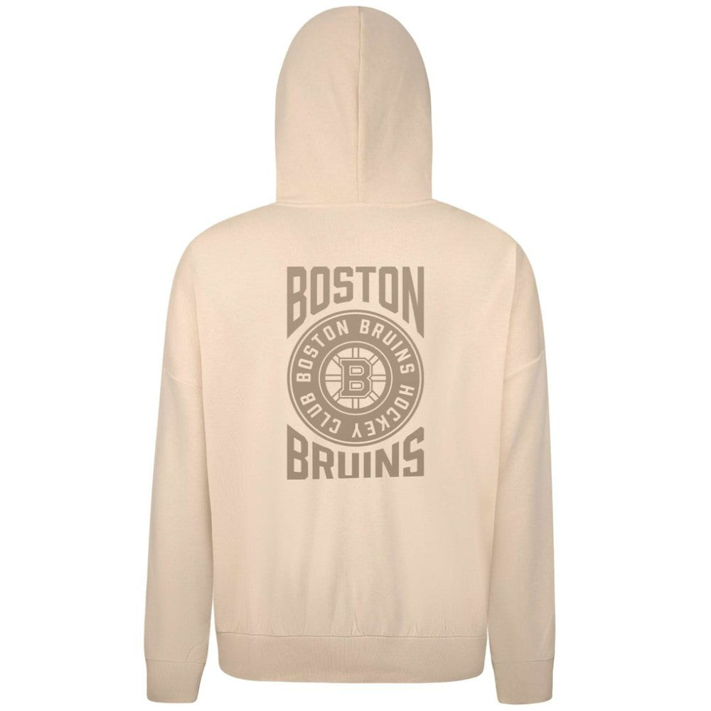 NHL Boston Bruins Levelwear Contact Stamp Pullover Hoodie - Cream