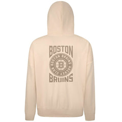 NHL Boston Bruins Levelwear Contact Stamp Pullover Hoodie - Cream