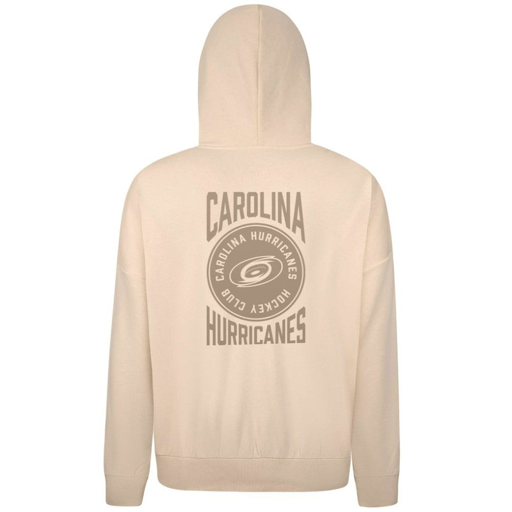 NHL Carolina Hurricanes Levelwear Contact Stamp Pullover Hoodie - Cream