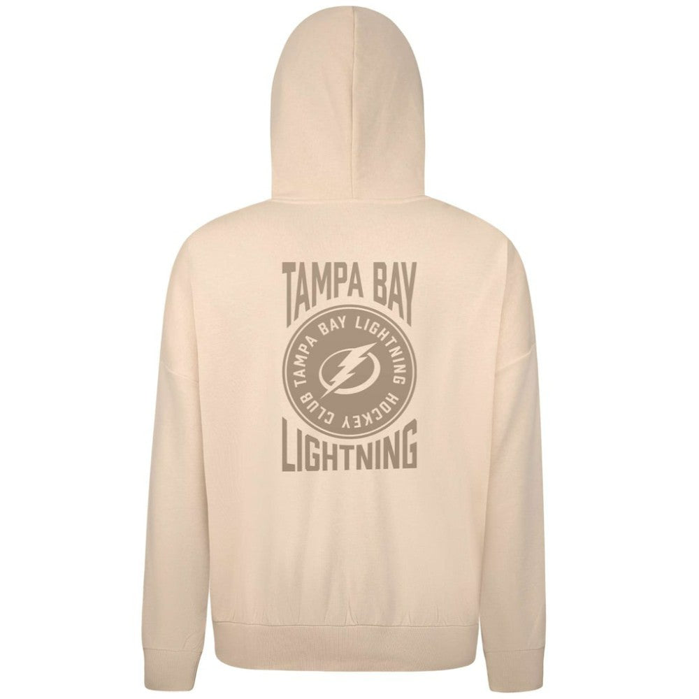 NHL Tampa Bay Lightning Levelwear Contact Stamp Pullover Hoodie - Cream