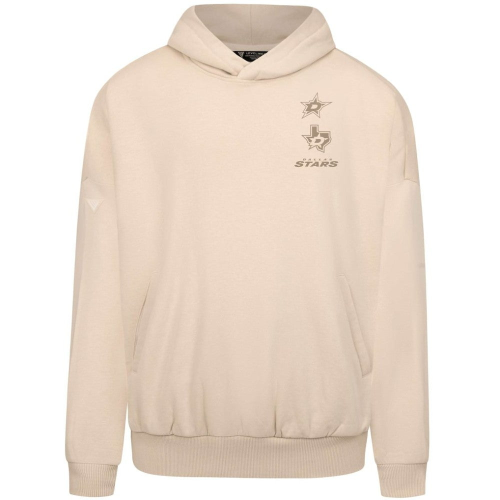 NHL Dallas Stars Levelwear Contact Stamp Pullover Hoodie - Cream