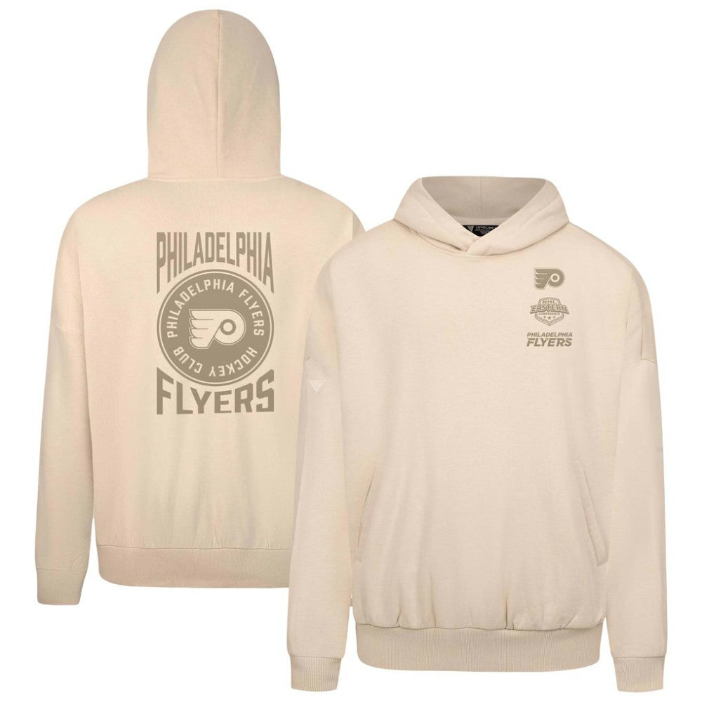 NHL Philadelphia Flyers Levelwear Contact Stamp Pullover Hoodie - Cream