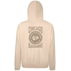 NHL Chicago Blackhawks Levelwear Contact Stamp Pullover Hoodie - Cream