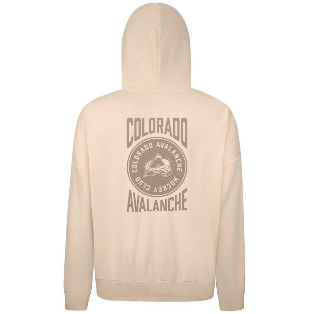 NHL Colorado Avalanche Levelwear Contact Stamp Pullover Hoodie - Cream