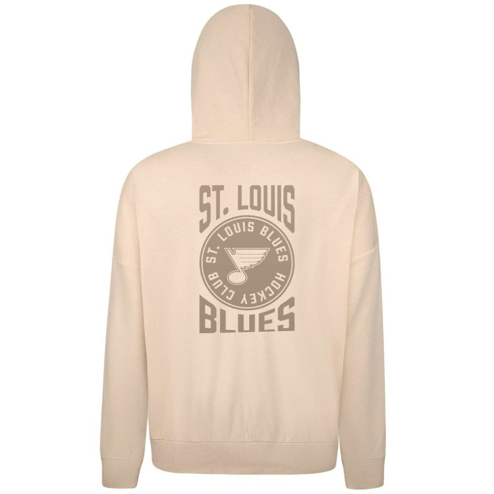 NHL St. Louis Blues Levelwear Contact Stamp Pullover Hoodie - Cream