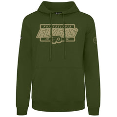 NHL Philadelphia Flyers Levelwear Podium Pullover Hoodie - Olive