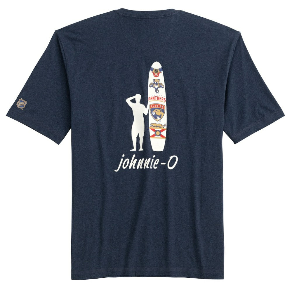 NHL Florida Panthers johnnie-O Heathered Spencer T-Shirt - Navy