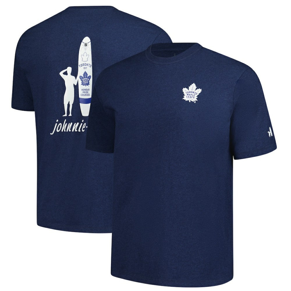 NHL Toronto Maple Leafs johnnie-O Heathered Spencer T-Shirt - Navy