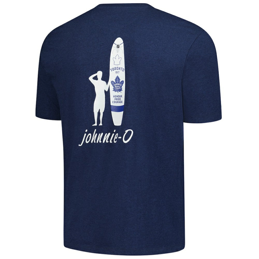 NHL Toronto Maple Leafs johnnie-O Heathered Spencer T-Shirt - Navy