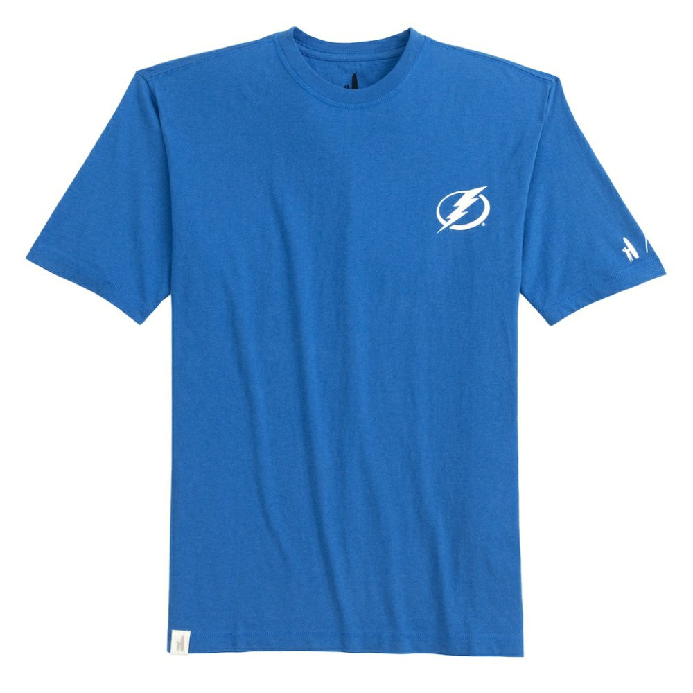 NHL Tampa Bay Lightning johnnie-O Heathered Spencer T-Shirt - Blue