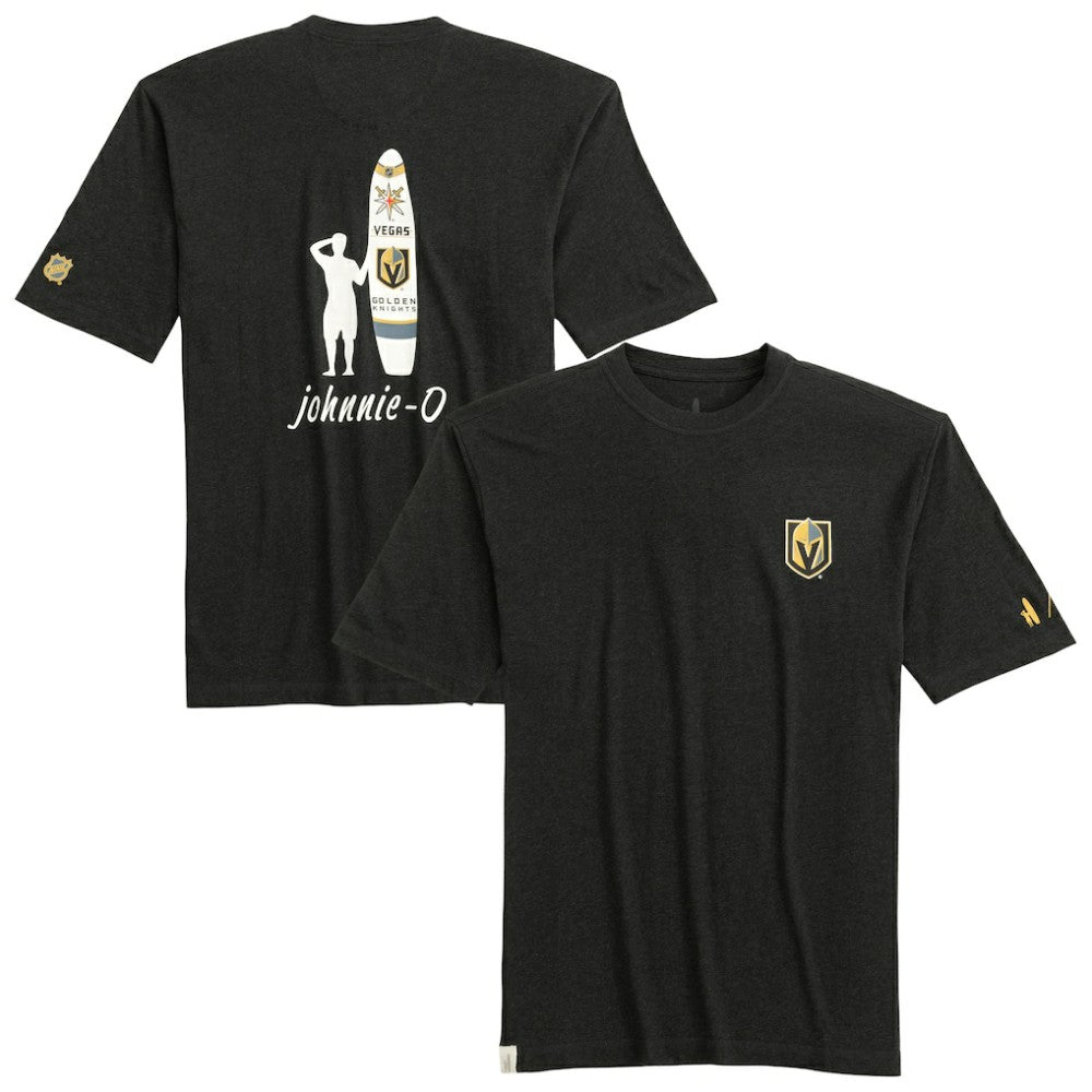 NHL Vegas Golden Knights johnnie-O Heathered Spencer T-Shirt - Charcoal