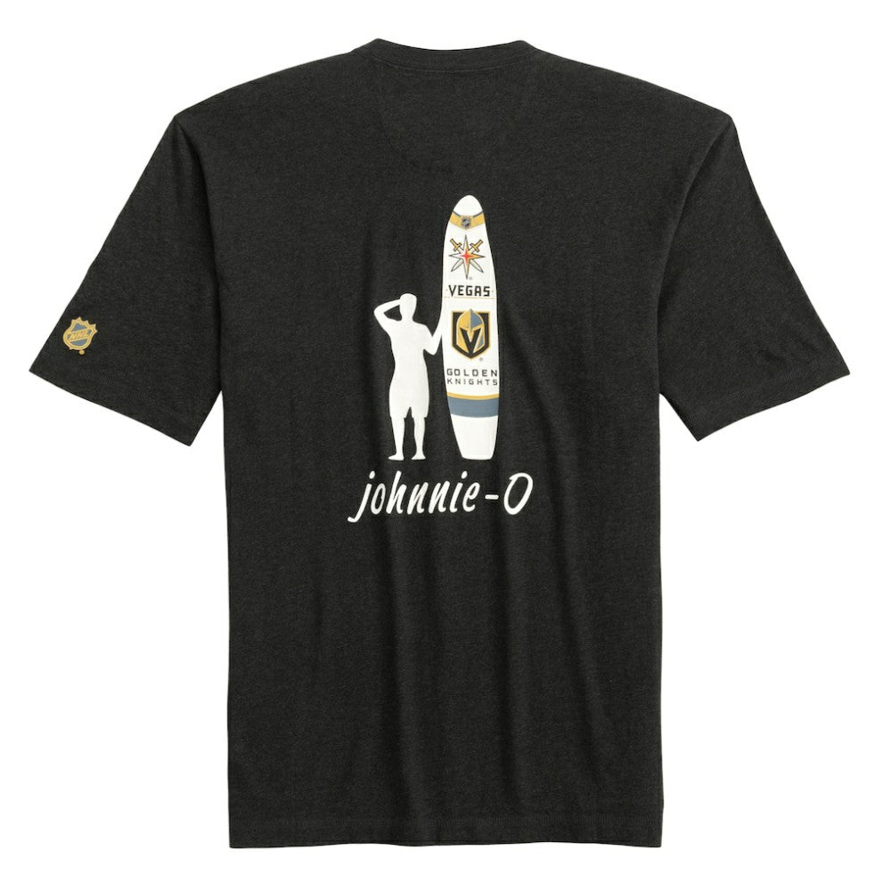 NHL Vegas Golden Knights johnnie-O Heathered Spencer T-Shirt - Charcoal