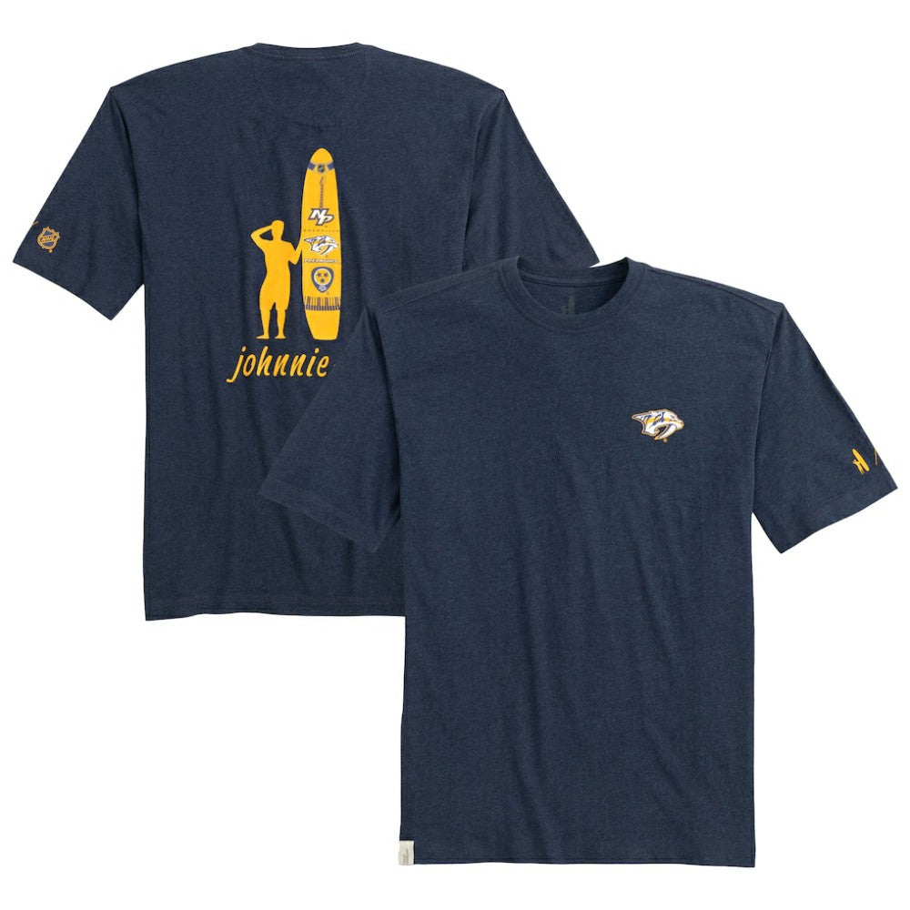 NHL Nashville Predators johnnie-O Heathered Spencer T-Shirt - Navy