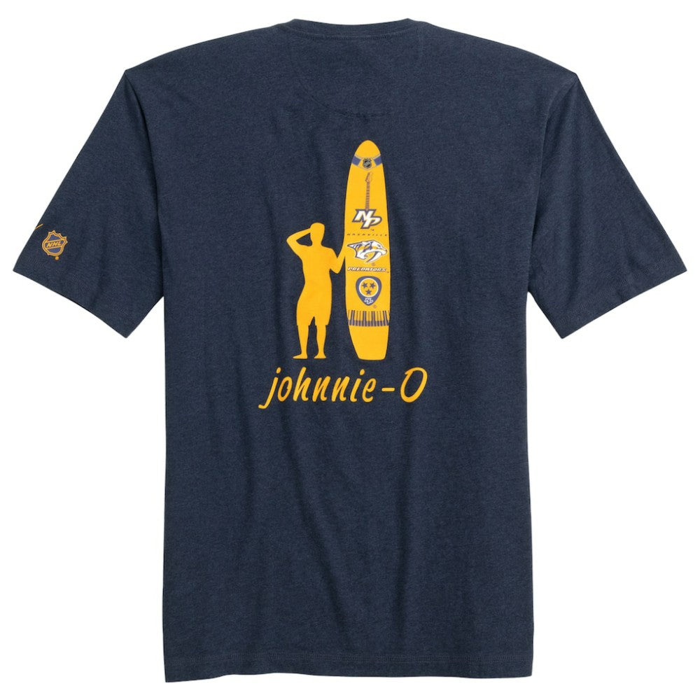 NHL Nashville Predators johnnie-O Heathered Spencer T-Shirt - Navy