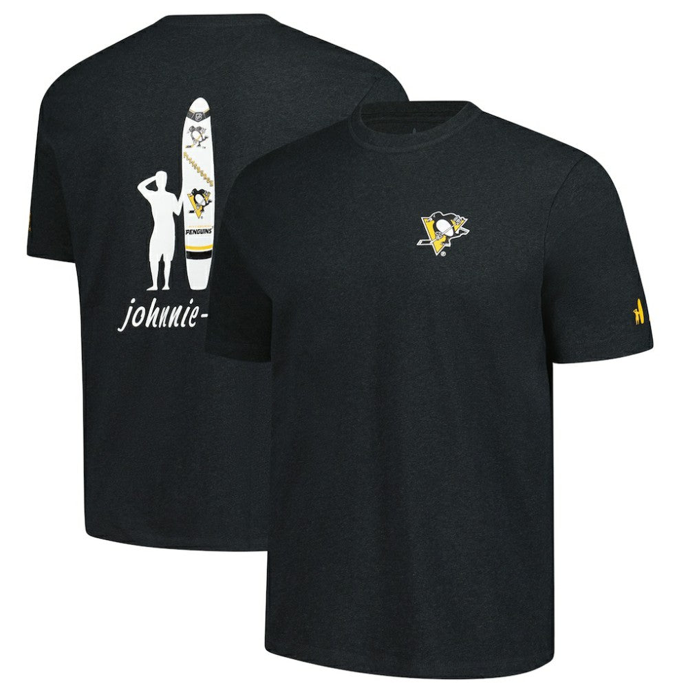 NHL Pittsburgh Penguins johnnie-O Heathered Spencer T-Shirt - Charcoal
