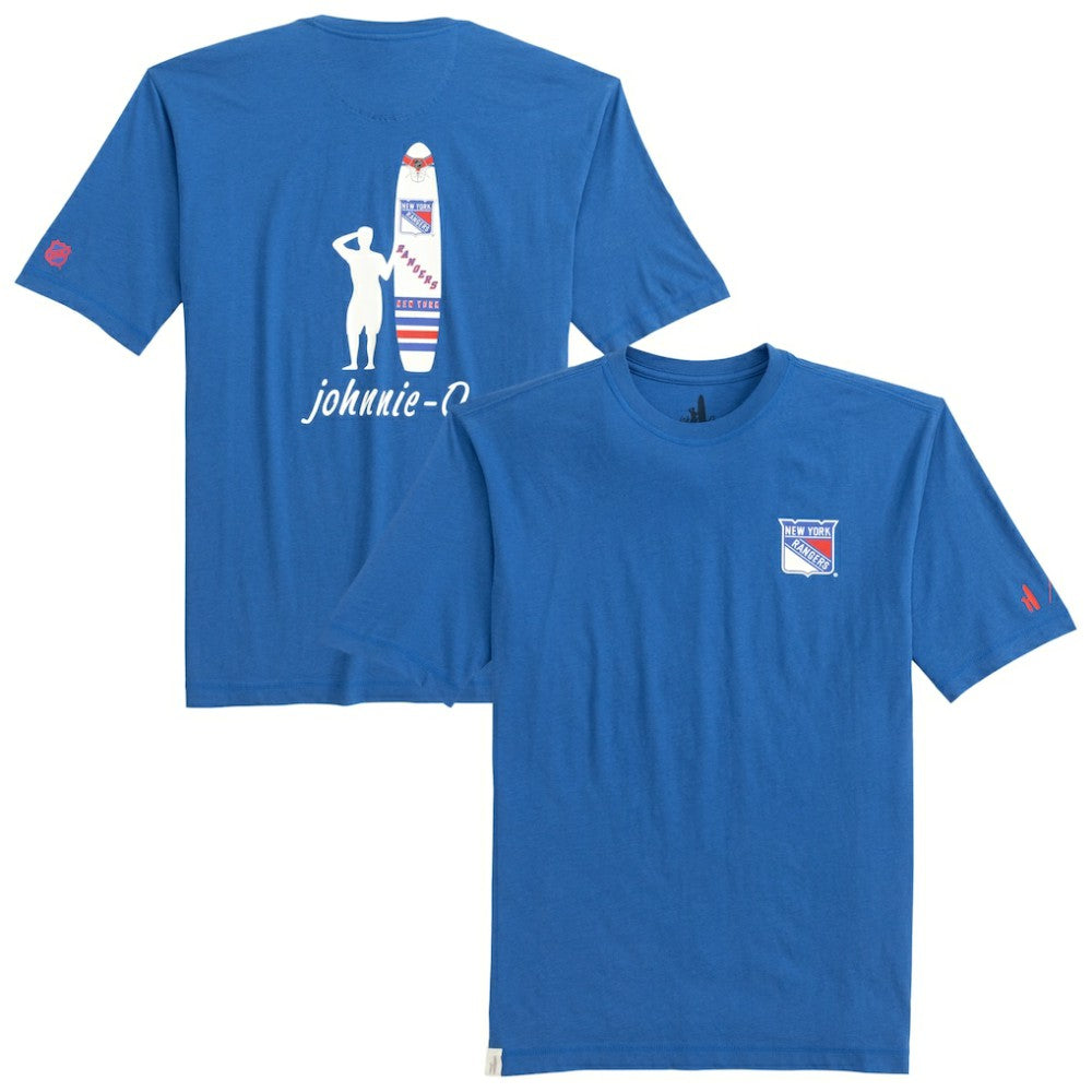 NHL New York Rangers johnnie-O Heathered Spencer T-Shirt - Blue