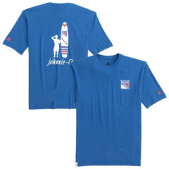NHL New York Rangers johnnie-O Heathered Spencer T-Shirt - Blue