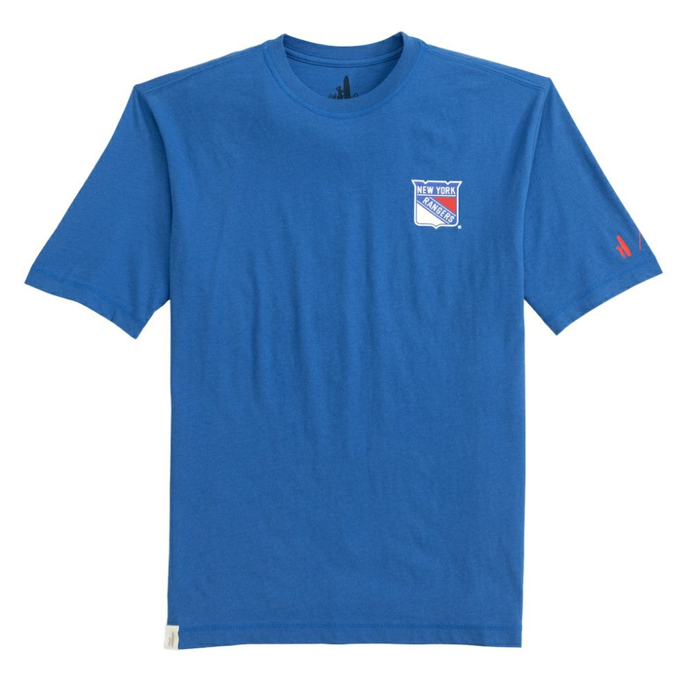 NHL New York Rangers johnnie-O Heathered Spencer T-Shirt - Blue