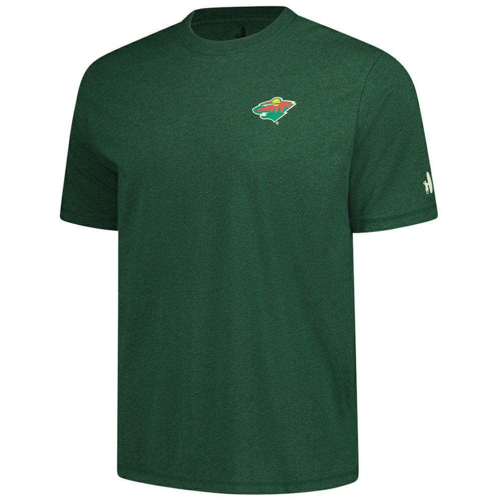 NHL Minnesota Wild johnnie-O Heathered Spencer T-Shirt - Green