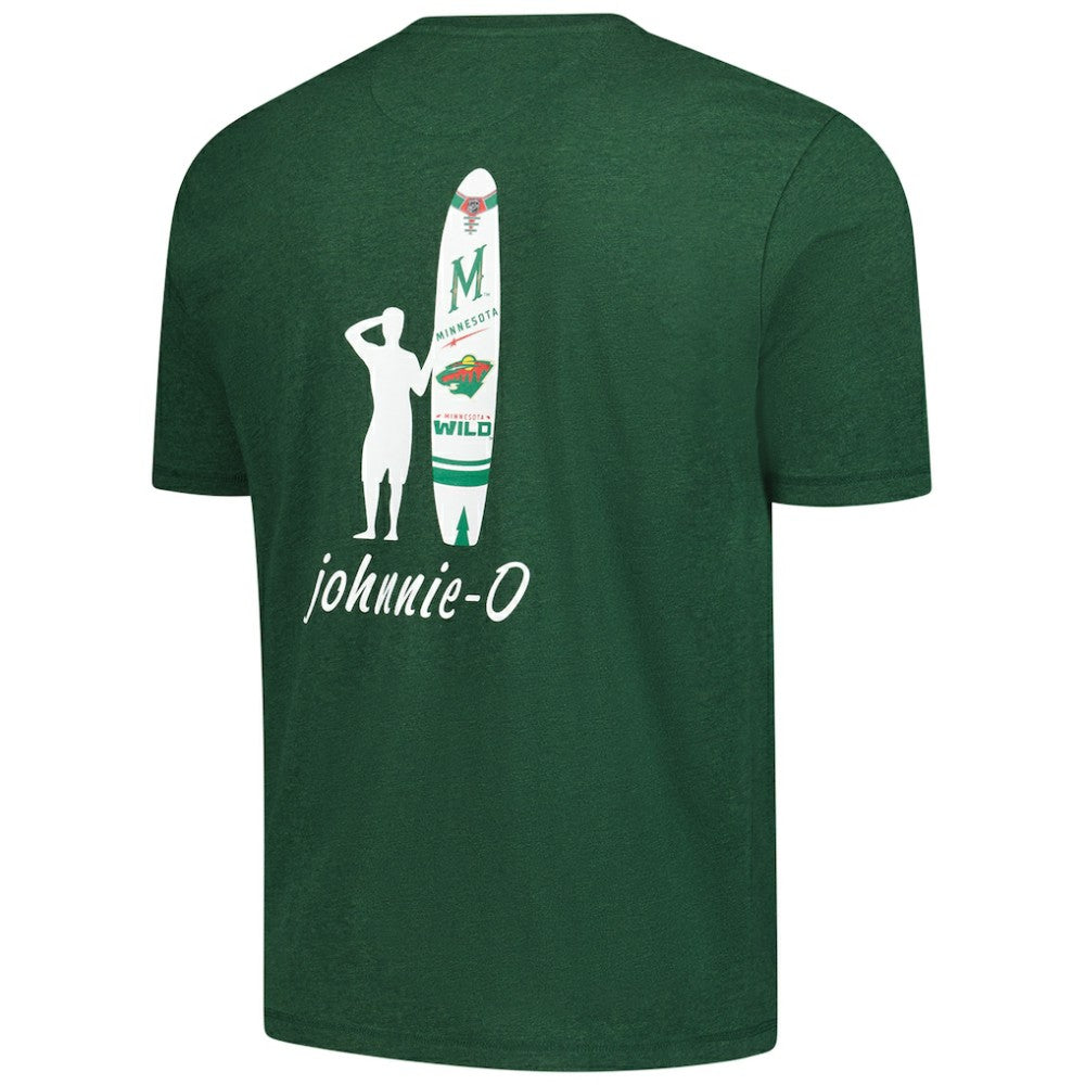 NHL Minnesota Wild johnnie-O Heathered Spencer T-Shirt - Green