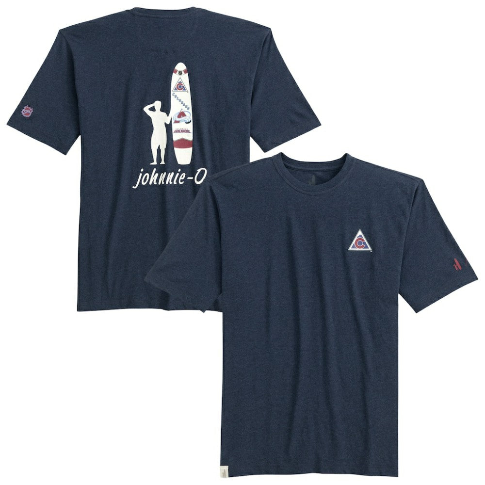 NHL Colorado Avalanche johnnie-O Heathered Spencer T-Shirt - Dark Grey