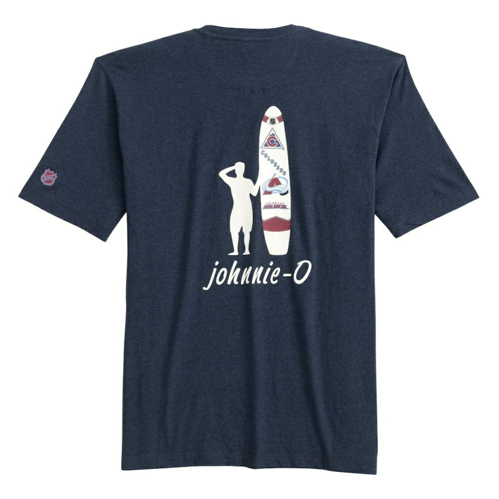 NHL Colorado Avalanche johnnie-O Heathered Spencer T-Shirt - Dark Grey